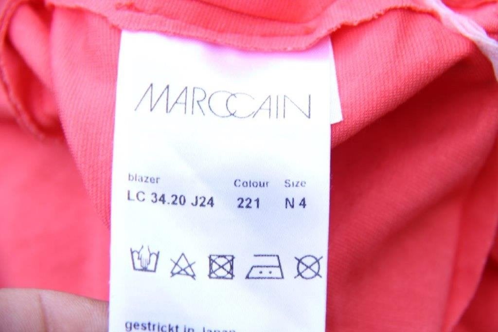 Jasje koraal Marccain mt N4 (m/40) Vaste prijs, Kleding | Dames, Maat 38/40 (M), Ophalen of Verzenden, Zo goed als nieuw, Jasje