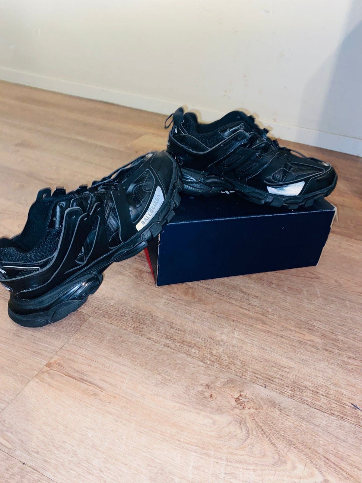 Balenciaga Track Sneakers Maat 44 Zwart, Kleding | Heren, Zwart, Ophalen of Verzenden, Balenciaga, Sneakers of Gympen