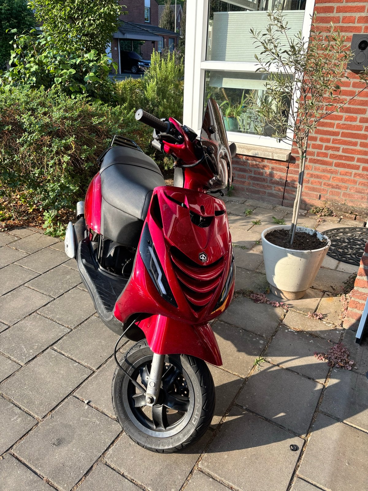 Piaggio Zip 70cc 2 Takt 2010 - Rood, Ophalen, Gebruikt, Tweetakt, Piaggio
