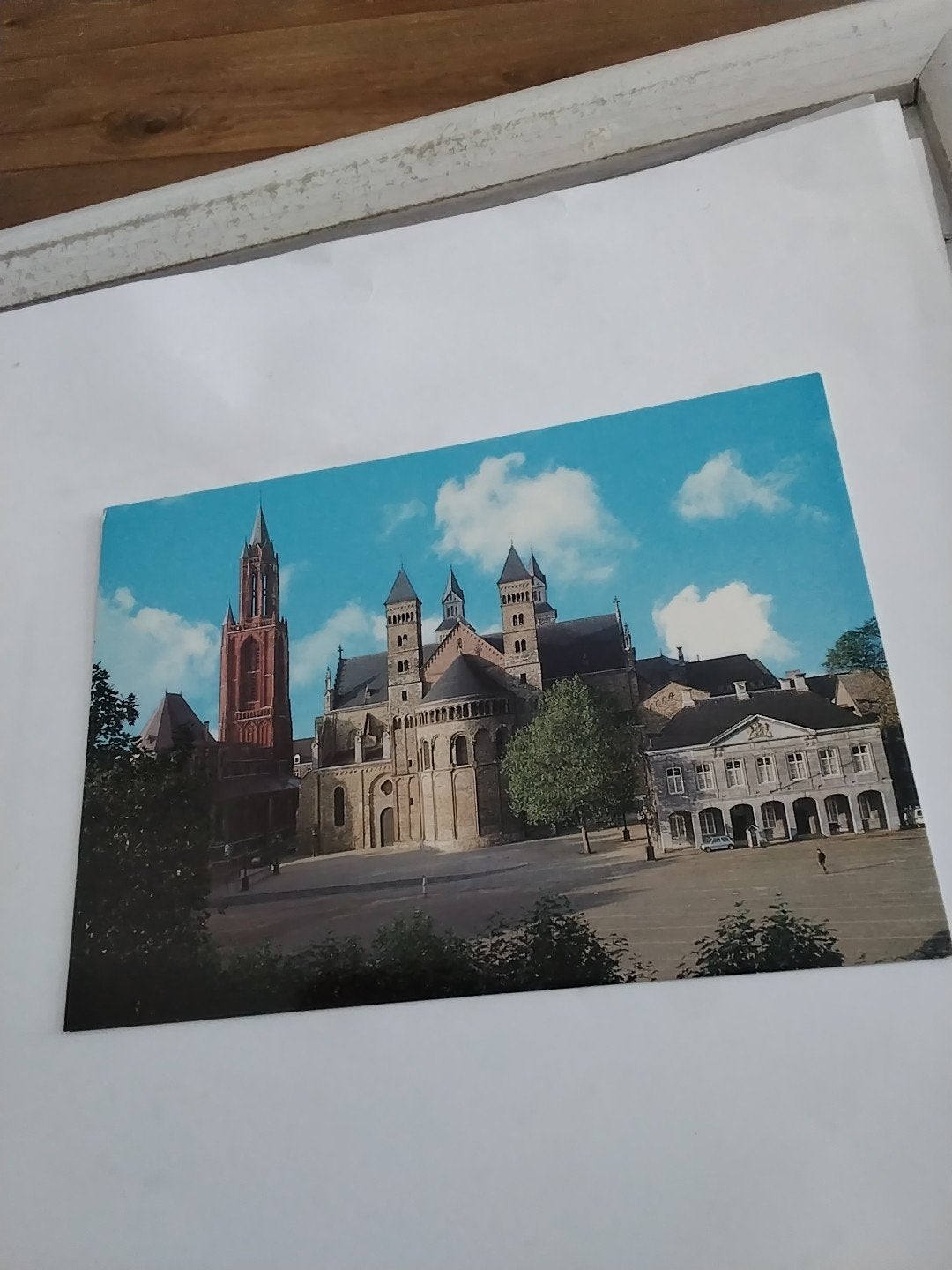 kaart Maastricht: St. Servaasbasiliek & St. Jansk, Ophalen of Verzenden, 1960 tot 1980, Gelopen, Limburg