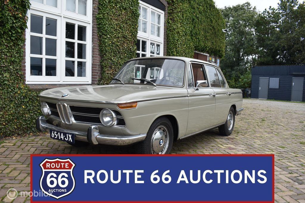 BMW 1800 | 1969 | Route 66 Auctions, Auto's, Oldtimers, Overige carrosserieën, Zwart, Bedrijf, Handgeschakeld