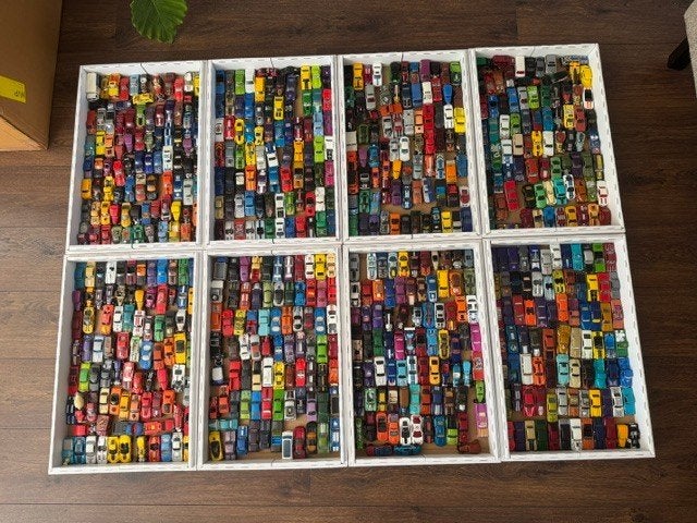 1:64 Grote Partij Hotwheels USA modellen in 1 koop 654 st, Ophalen, Gebruikt, Auto