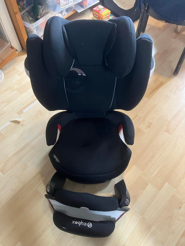 Cybex autostoel - Zwart, verstelbaar, zijbescherming, Autogordel of Isofix, Gebruikt, Verstelbare rugleuning, 9 t/m 36 kg