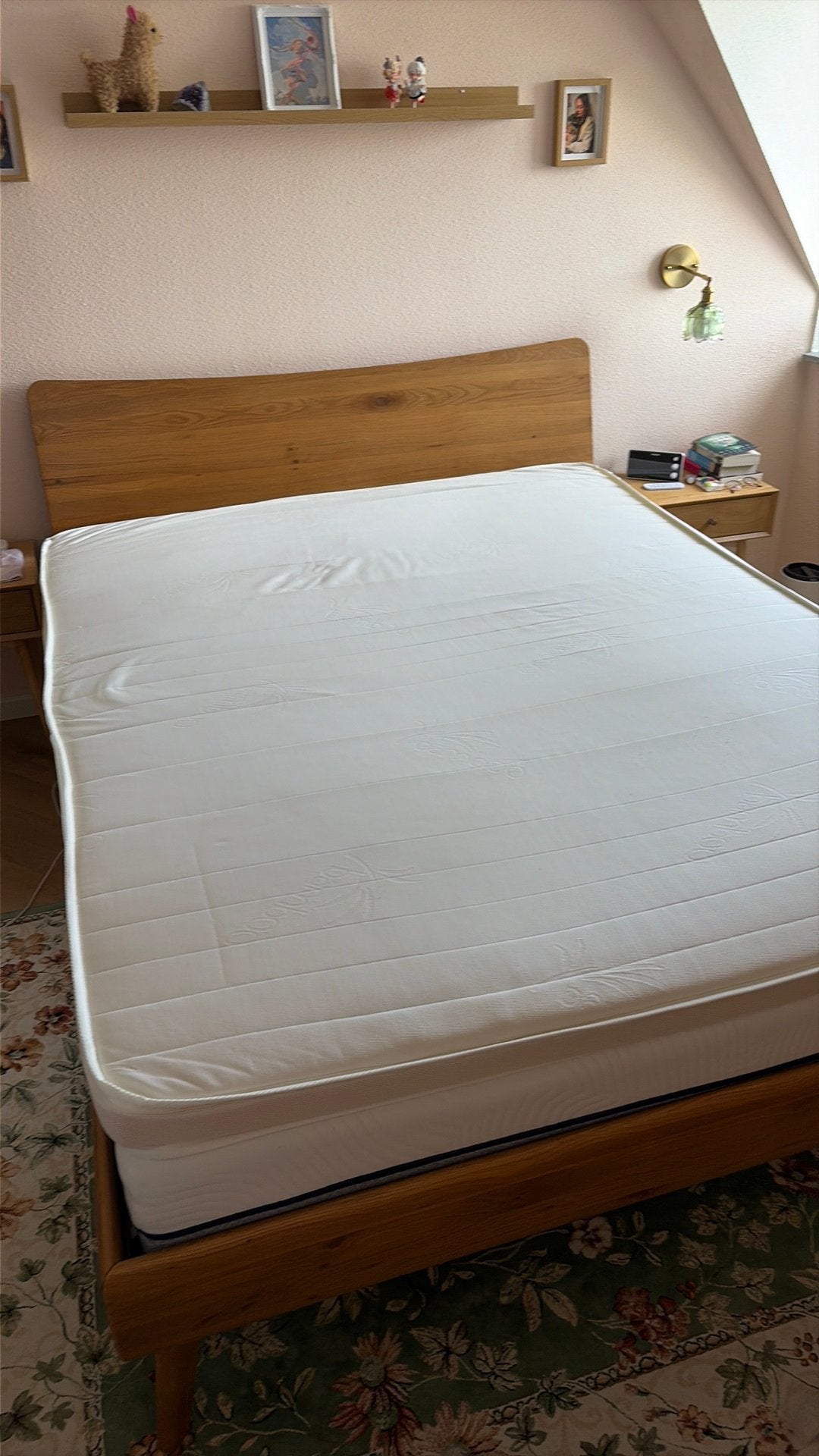 Bamboo Matras topper 160x200, Ophalen, Gebruikt, Tweepersoons, 200 cm