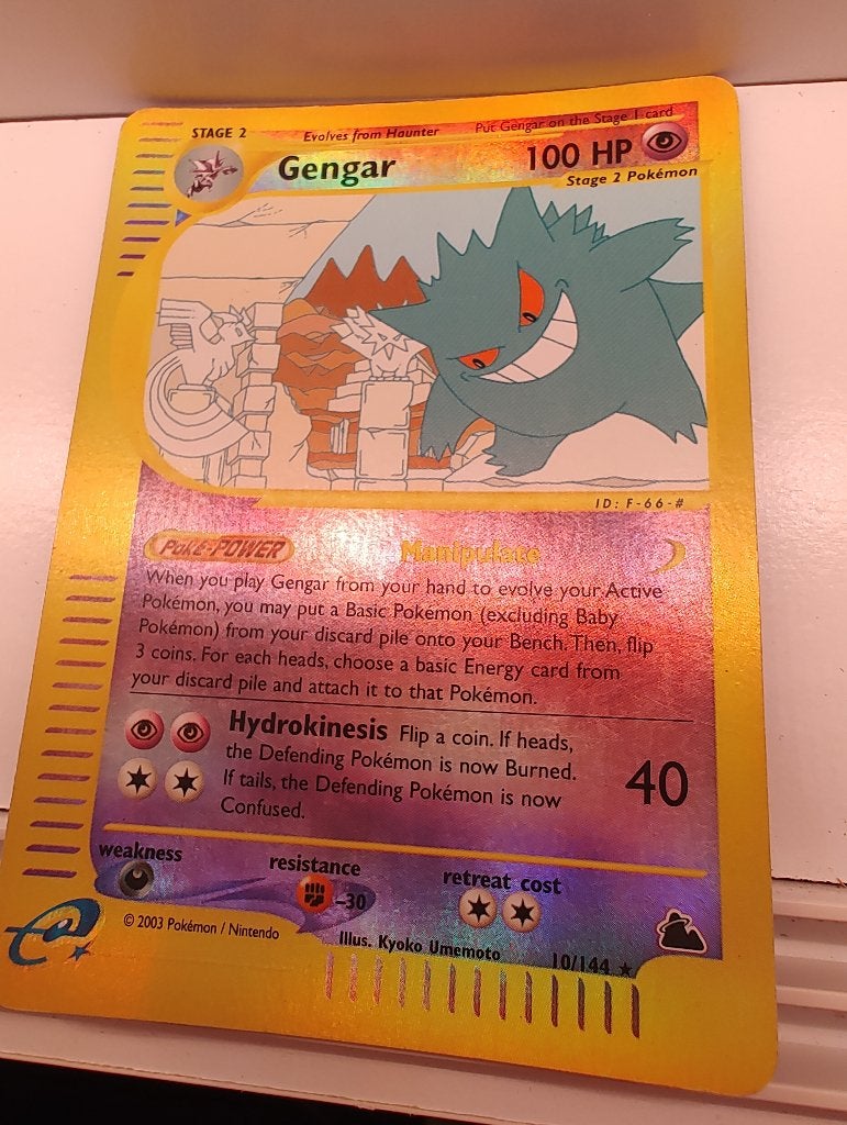 Gengar Reverse Holo Skyridge, Verzenden, Gebruikt, Losse kaart, Foil