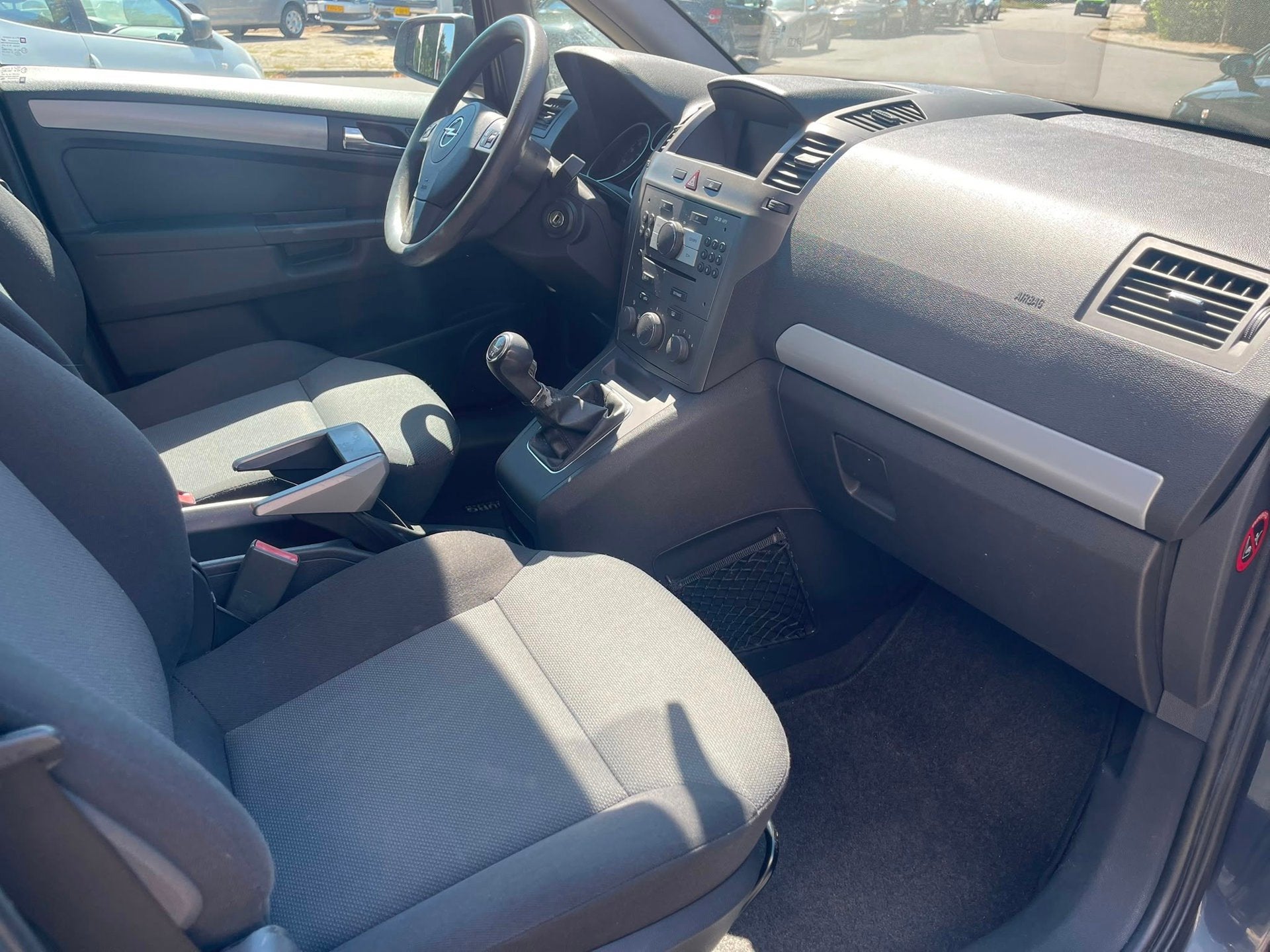 Opel Zafira 1.8 Business 7-pers, Auto's, Gebruikt, 4 cilinders, Blauw, Metallic lak