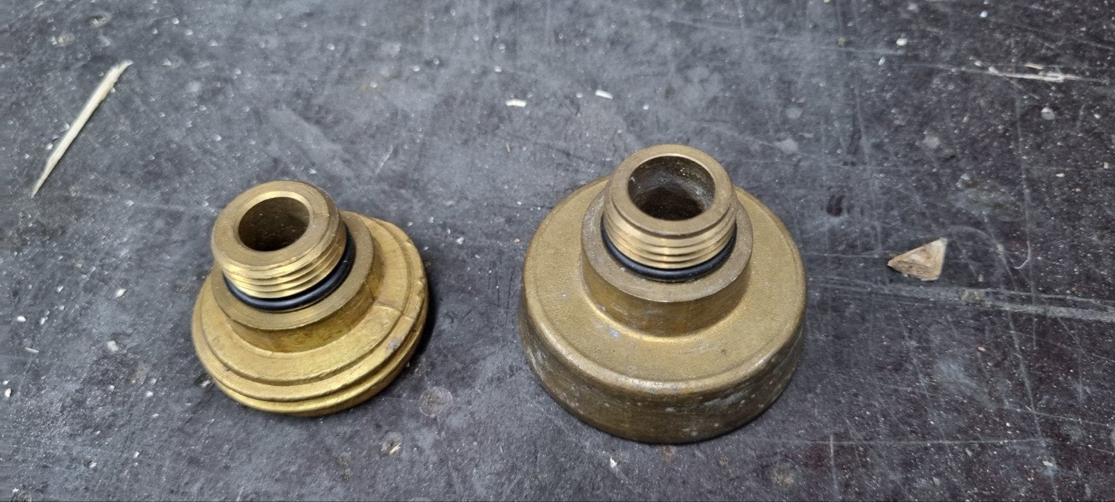 LPG verloop nippels (messing), Ophalen of Verzenden, Gebruikt