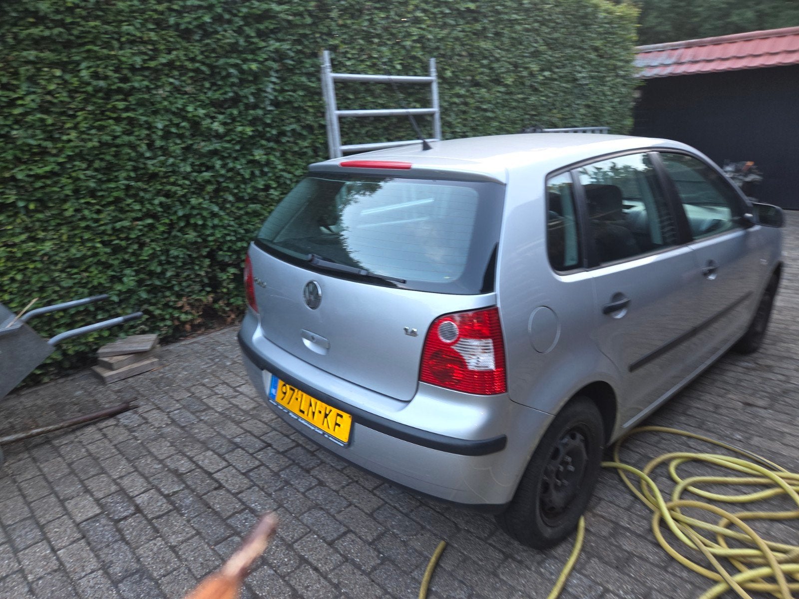 Volkswagen Polo 1.4 55KW 2003 Grijs defect, Auto's, Volkswagen, Voorwielaandrijving, 15 km/l, 4 cilinders, Origineel Nederlands