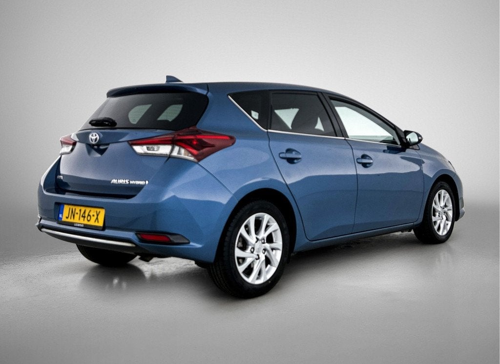 Toyota Auris 1.8 Hybrid Trend | Navigatie | Panodak, Auto's, Toyota, 12 maanden, Gebruikt, 4 cilinders, Blauw