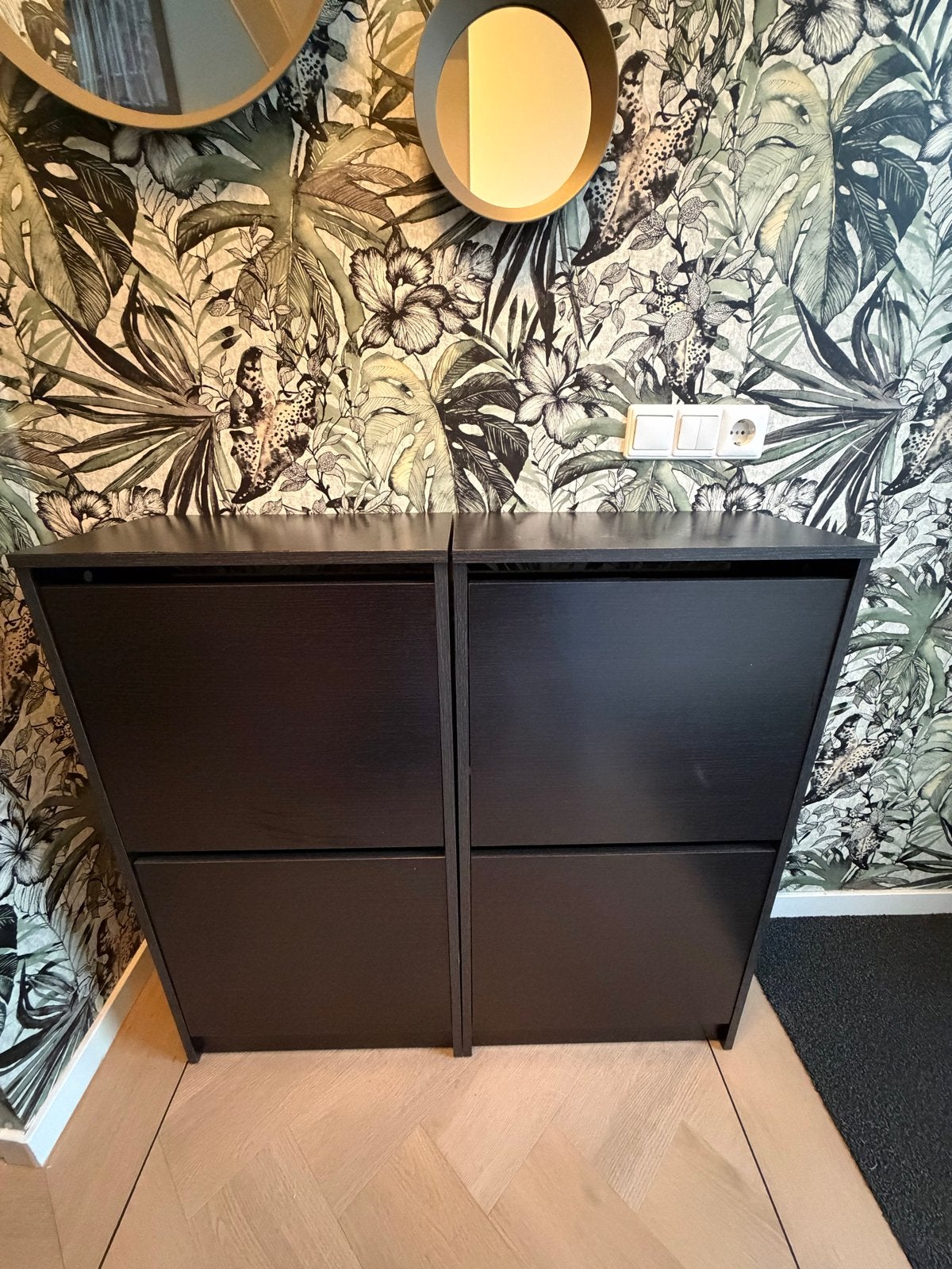 IKEA Bissa Schoenenkast - Donkerbruin, Ophalen, Gebruikt