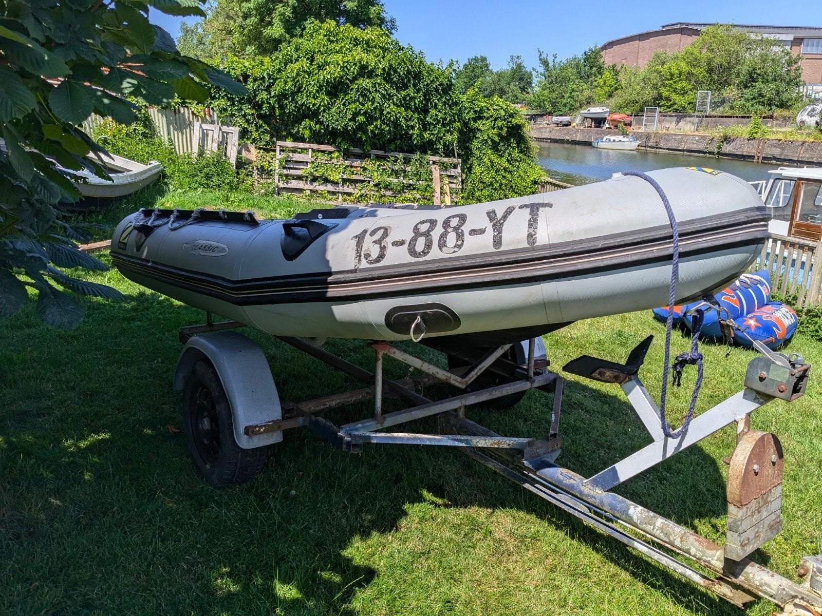 Zodiac Classic mark II 420 futura, Watersport en Boten, Ophalen, Gebruikt, Motorboot