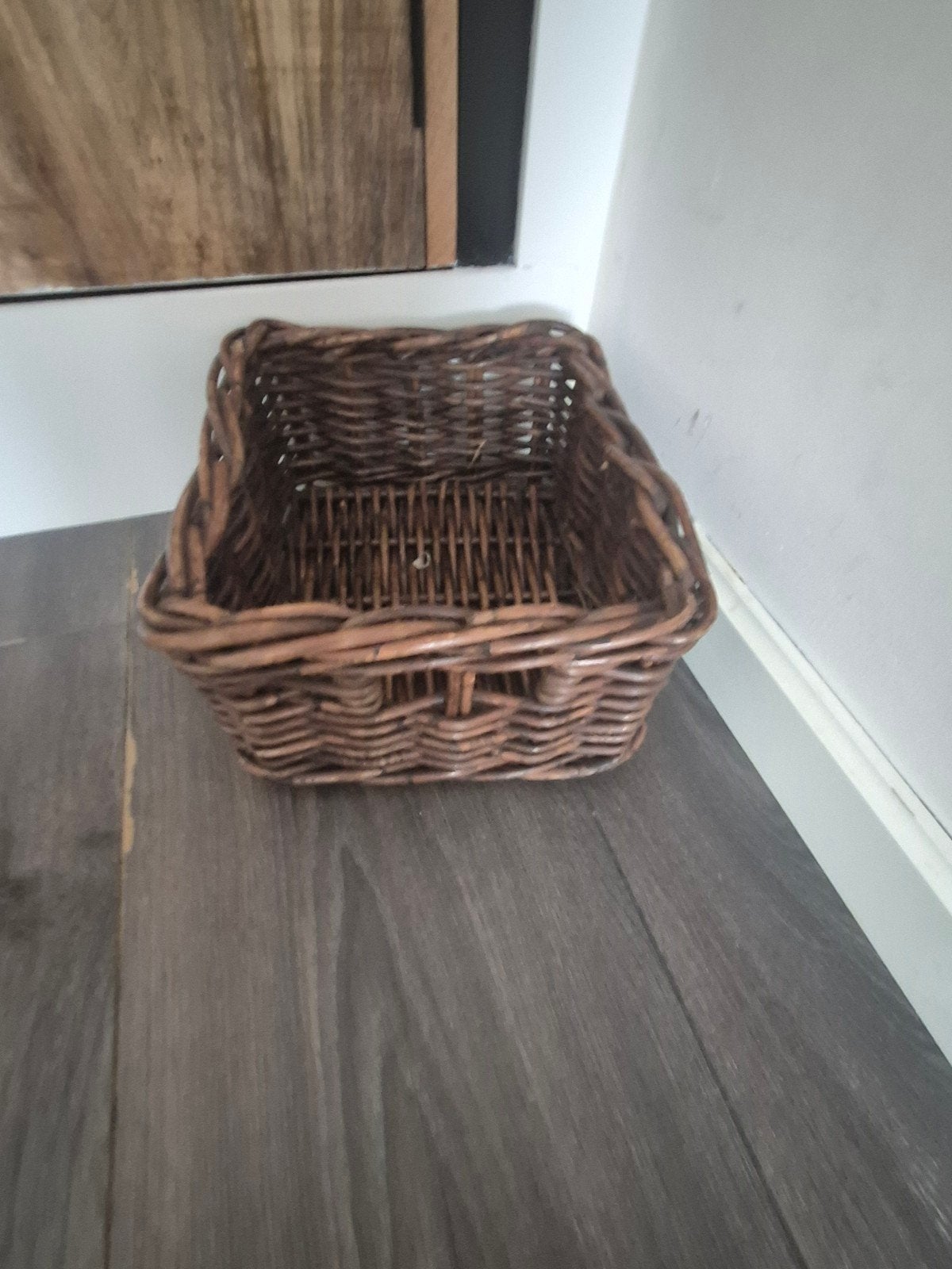3 mandjes, Huis en Inrichting, Woonaccessoires | Schalen en Manden, Ophalen, Rechthoekig, Riet