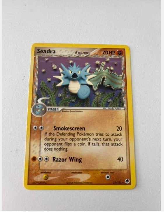 Seadra Pokémon 22/101 Dragon Frontiers, Ophalen of Verzenden, Zo goed als nieuw