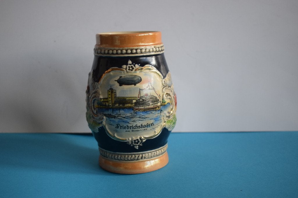 luchtvaart Zeppelin bierpul, Verzenden, Gebruikt, Overige typen