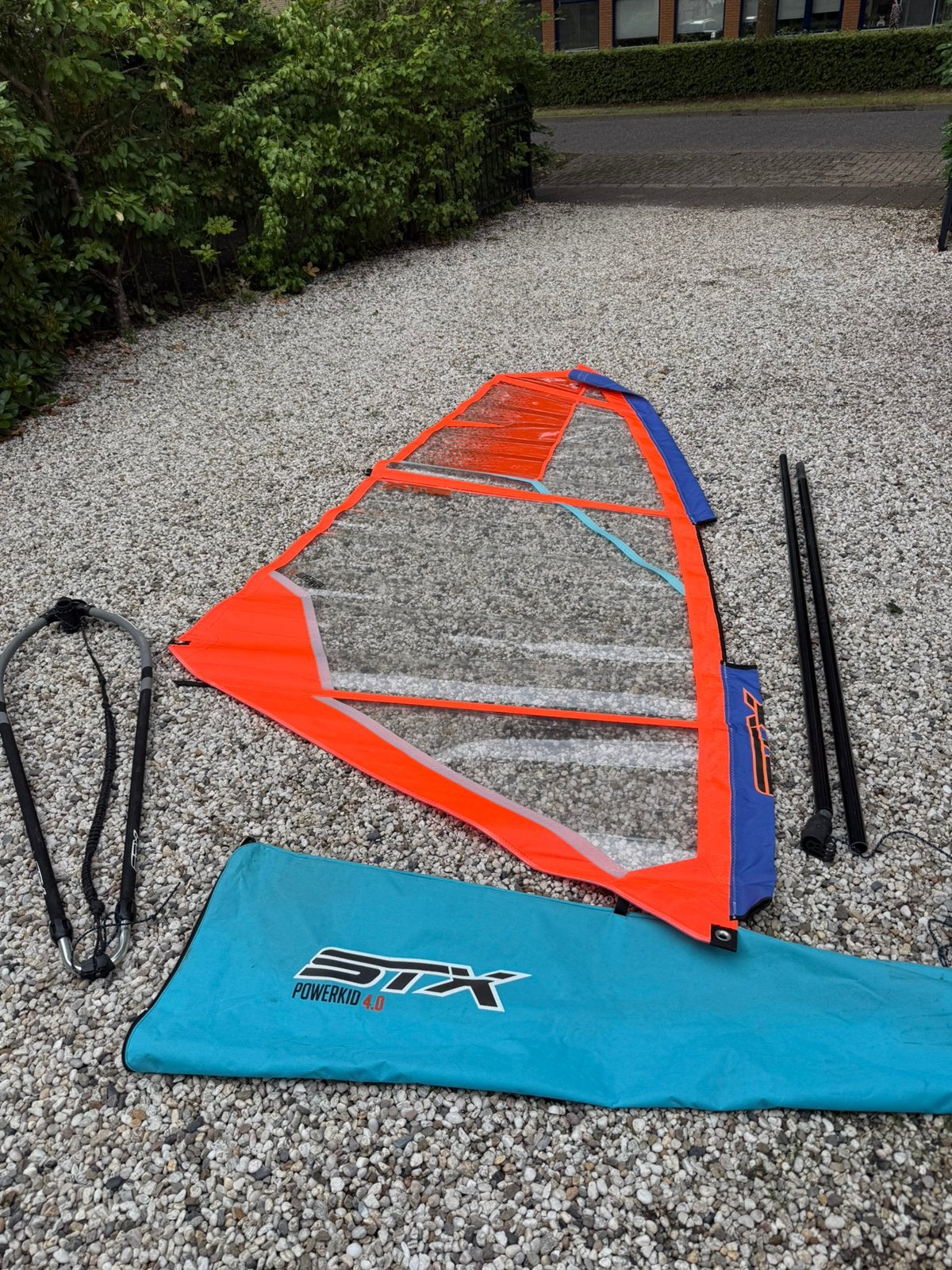 STX Powerkid 4.0 Kidstuig Nieuwstaat compleet, Watersport en Boten, STX, 3.5 tot 5 m², Ophalen of Verzenden, Zo goed als nieuw