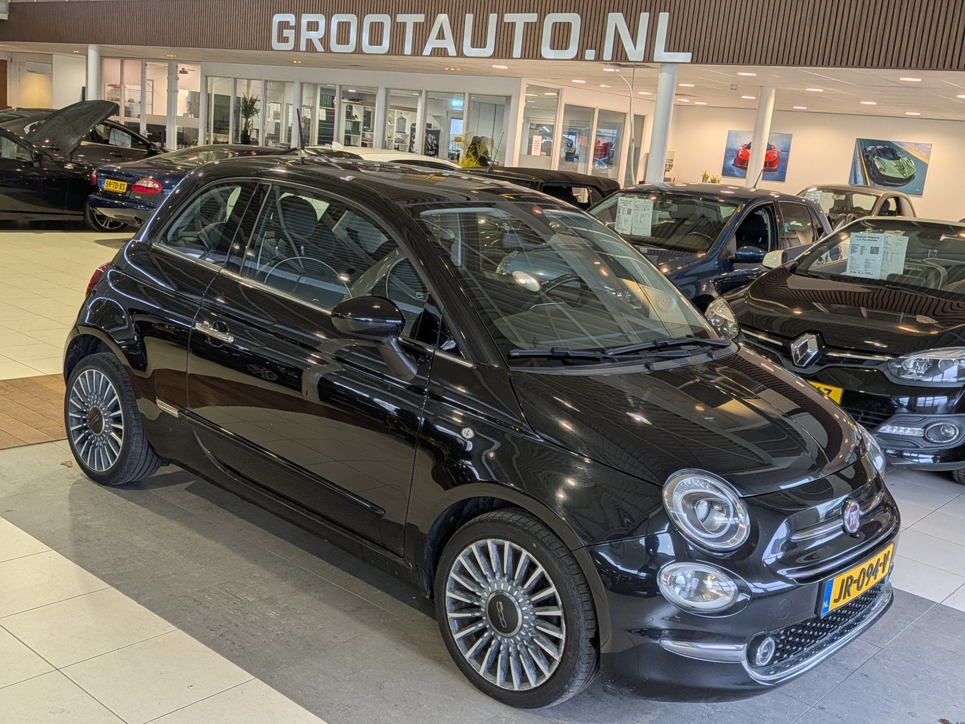 Fiat 500 0.9 TwinAir Rock Millionaire Panoramadak, Airco, St, Voorwielaandrijving, Gebruikt, Bedrijf, Handgeschakeld