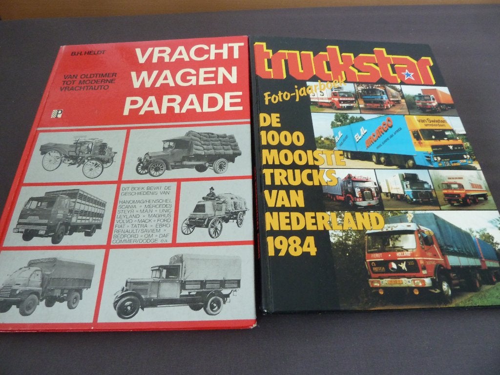 2 BOEKEN over VRACHTAUTO'S 1984 & VRACHTWAGEN PARADE, Ophalen of Verzenden, Nieuw, Bus of Vrachtwagen