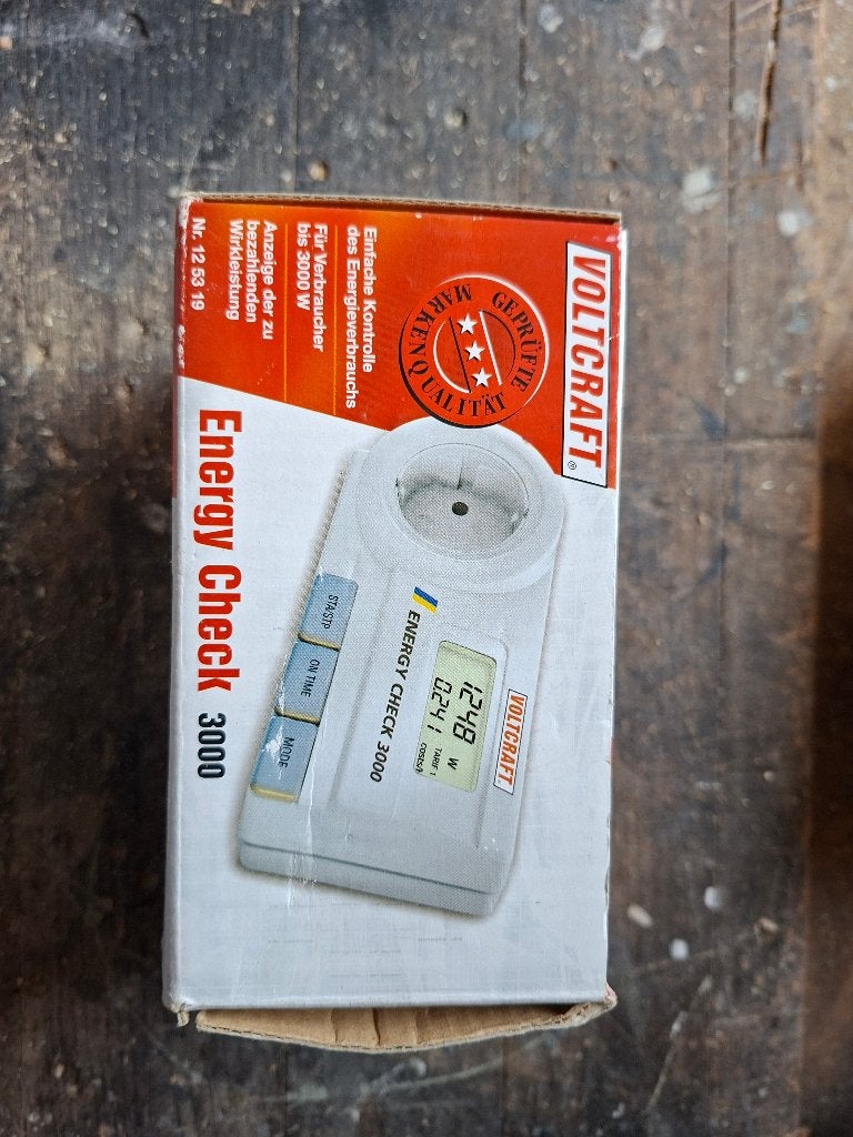 Energy Check 3000, Ophalen, Elektriciteit