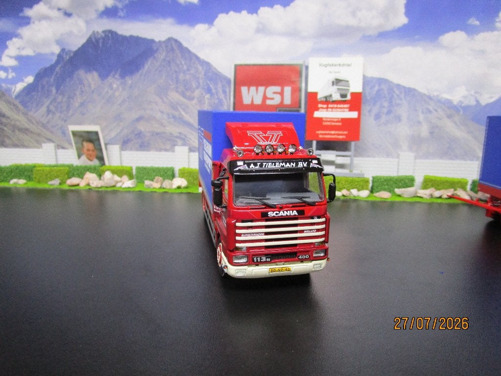 wsi 01-4939 tieleman scania 3 streamline 4x2 combi, Hobby en Vrije tijd, Modelauto's | 1:50, Ophalen of Verzenden, Nieuw, Bus of Vrachtwagen