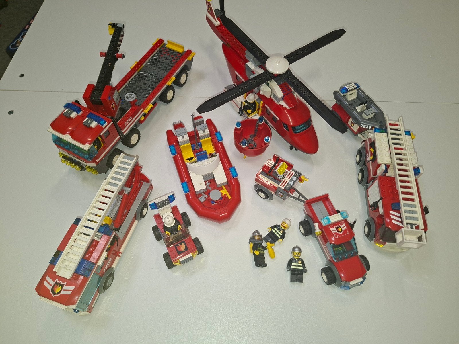 Grote collectie oude LEGO brandweer sets en figuren, Ophalen of Verzenden, Gebruikt, Overige merken