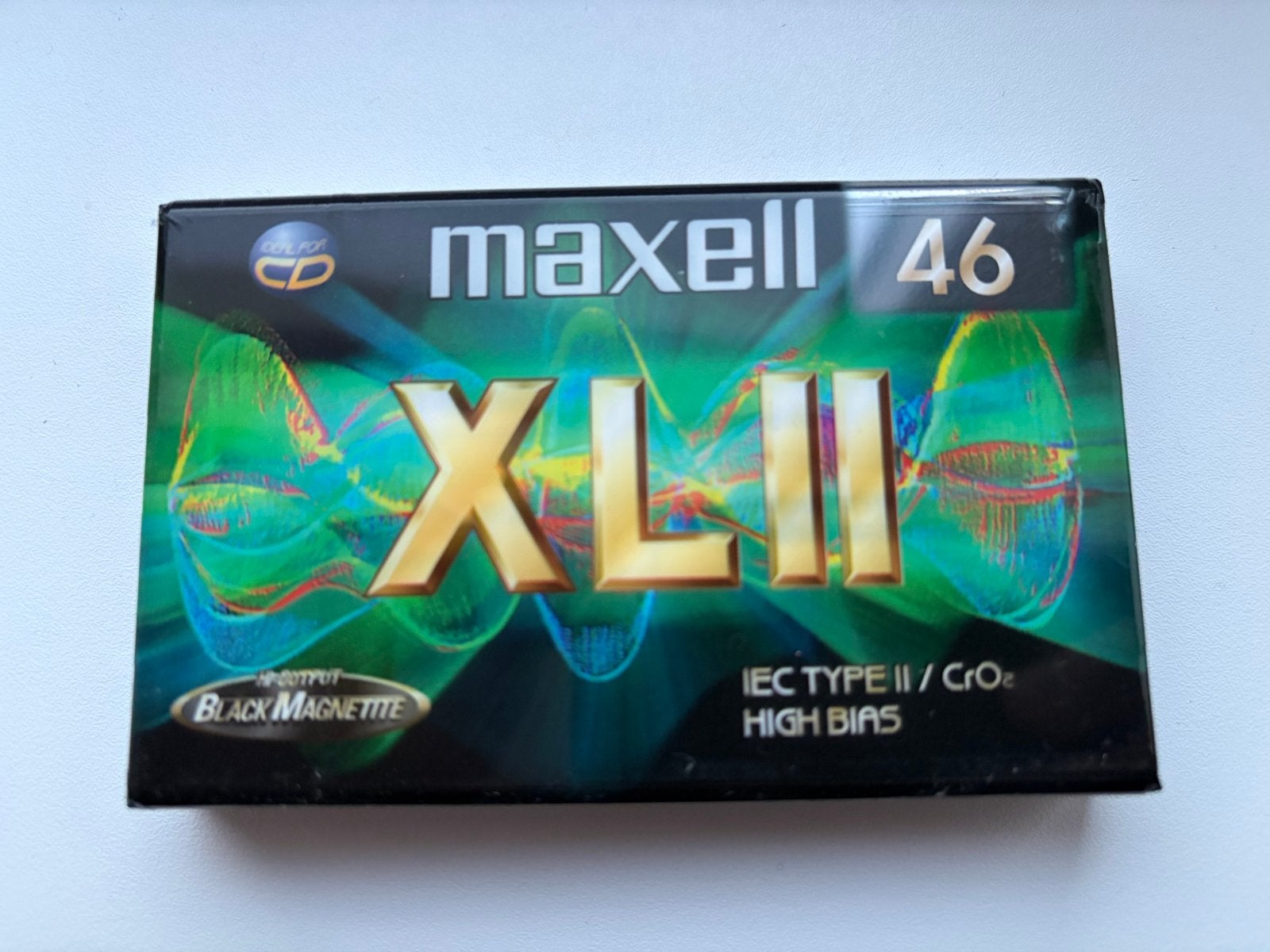 Maxell XLII 46 Cassettebandje - IEC Type II / CrO2, Cd's en Dvd's, Overige genres, 1 bandje, Ophalen of Verzenden, Met bewaardoos, rek of koffer