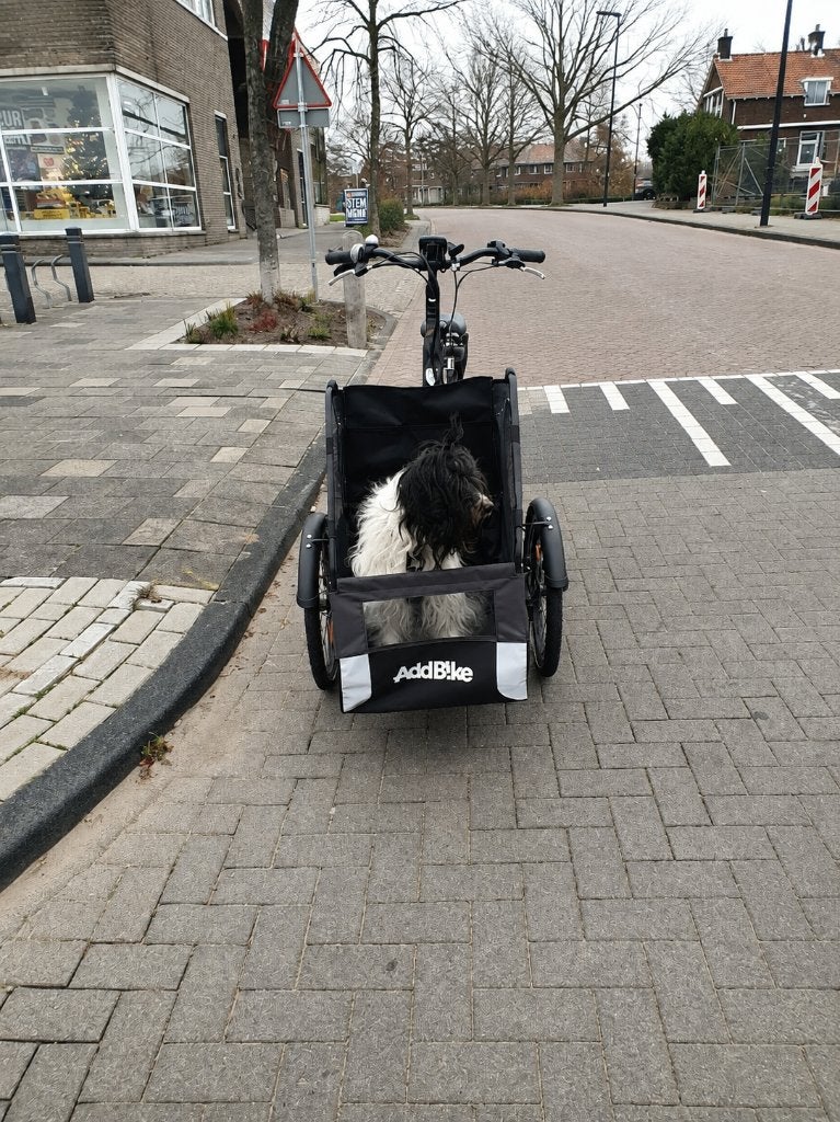 AddBike + Dog Kit - Bakfiets ombouwset voor honden, Fietsen en Brommers, Gebruikt, Goederen, Elektrisch, Schijfrem