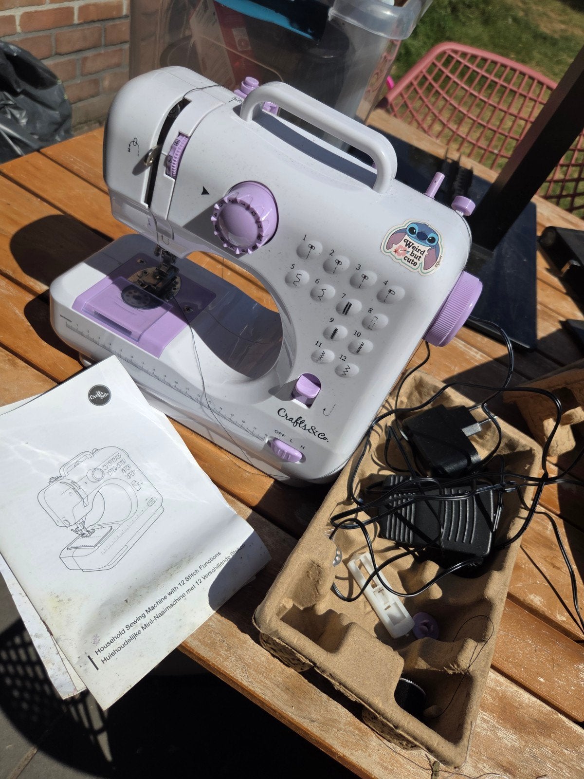 Crafts & Co. instap naaimachine, Ophalen of Verzenden, Zo goed als nieuw, Naaimachine, Overige merken