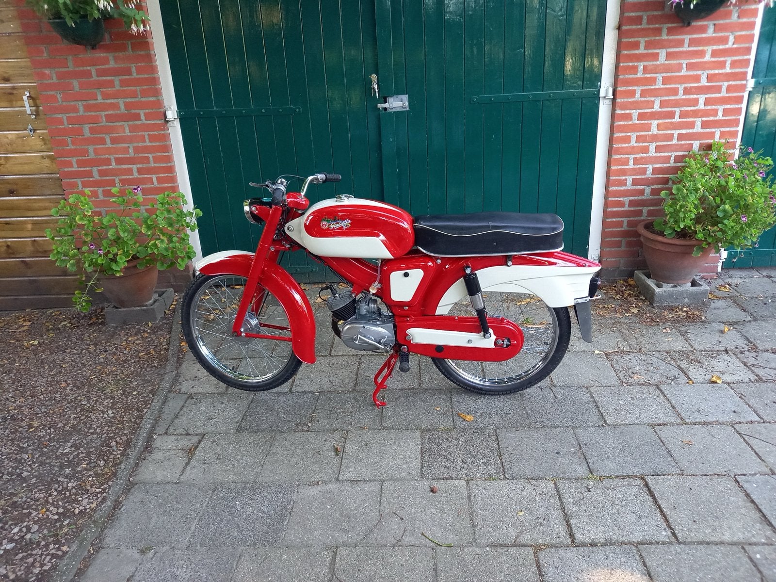 Prachtige klassieke Giulietta Sport bromfiets, Fietsen en Brommers, Brommers | Oldtimers, Ophalen, Maximaal 45 km/u, Overige merken
