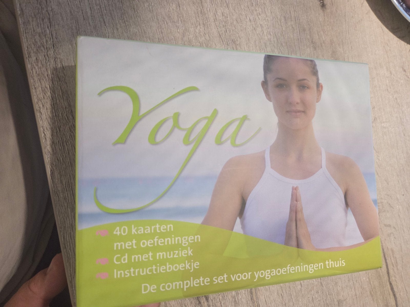 Yoga oefeningen set met kaarten, geen CD en instructieboekje, Ophalen of Verzenden