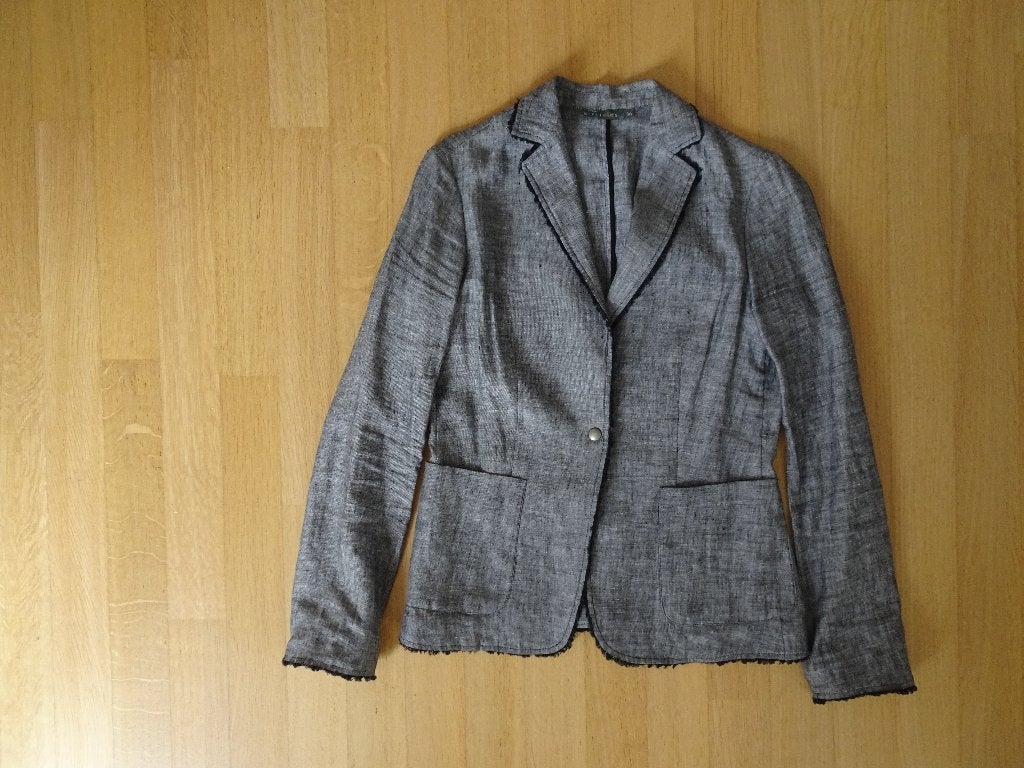 A-rticles linnen pak colbert jasje broek pantalon 36 / 38, Blauw, Ophalen of Verzenden, Zo goed als nieuw, A-rticles
