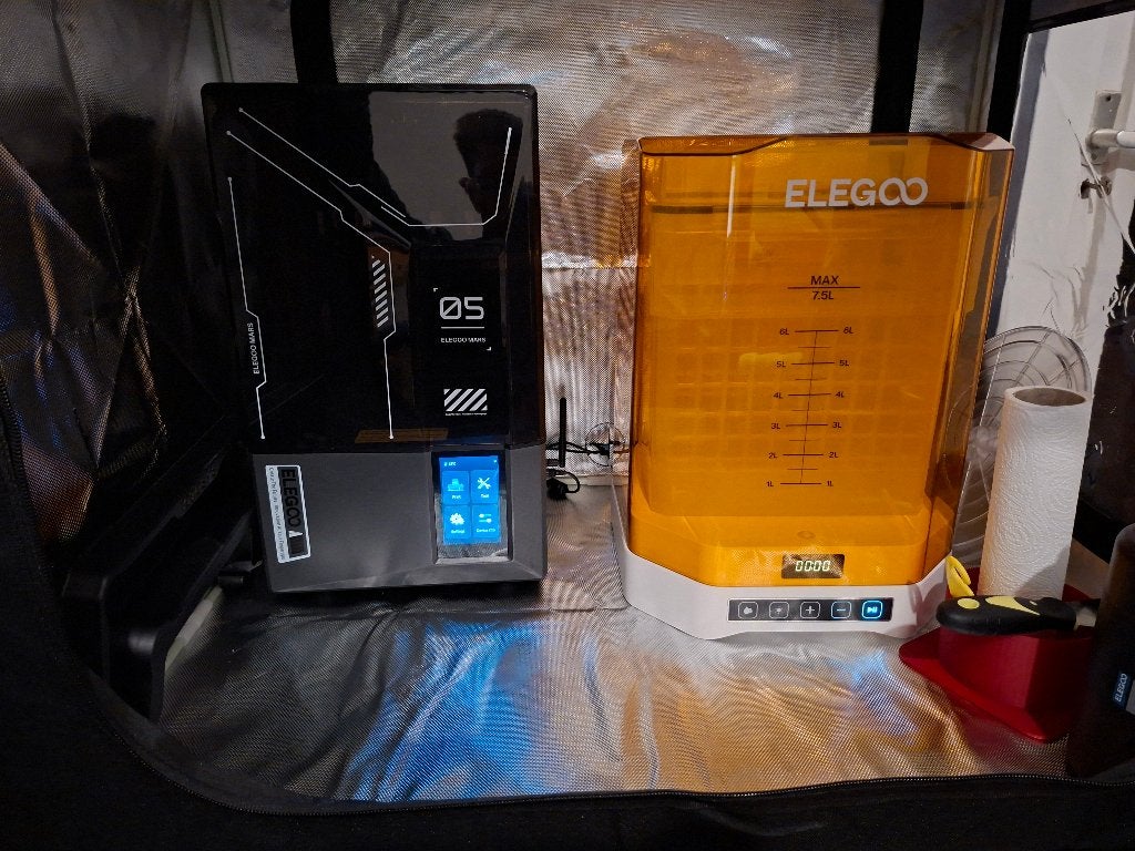 Elegoo Mars 5 Ultra + Mercury Plus V3, Computers en Software, 3D Printers, Nieuw, Resin/Hars, Ingebouwde Wi-Fi, Ophalen of Verzenden