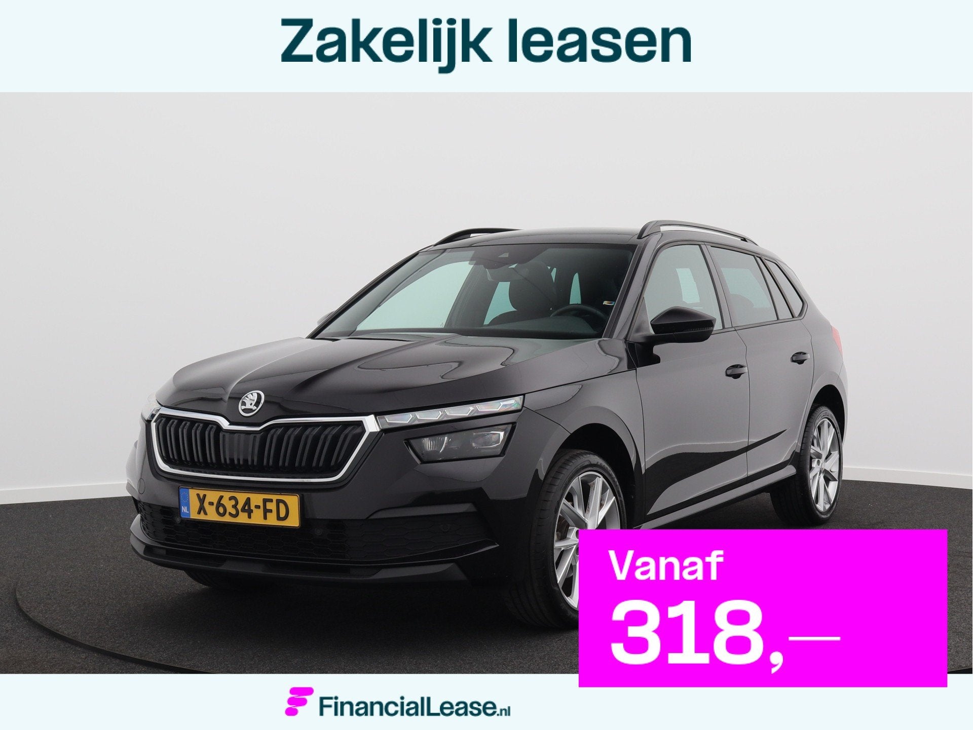 Skoda Kamiq 1.5 TSI ACT Business Edition/ automaat/ panorama, Stof, 4 cilinders, 150 pk, Zwart