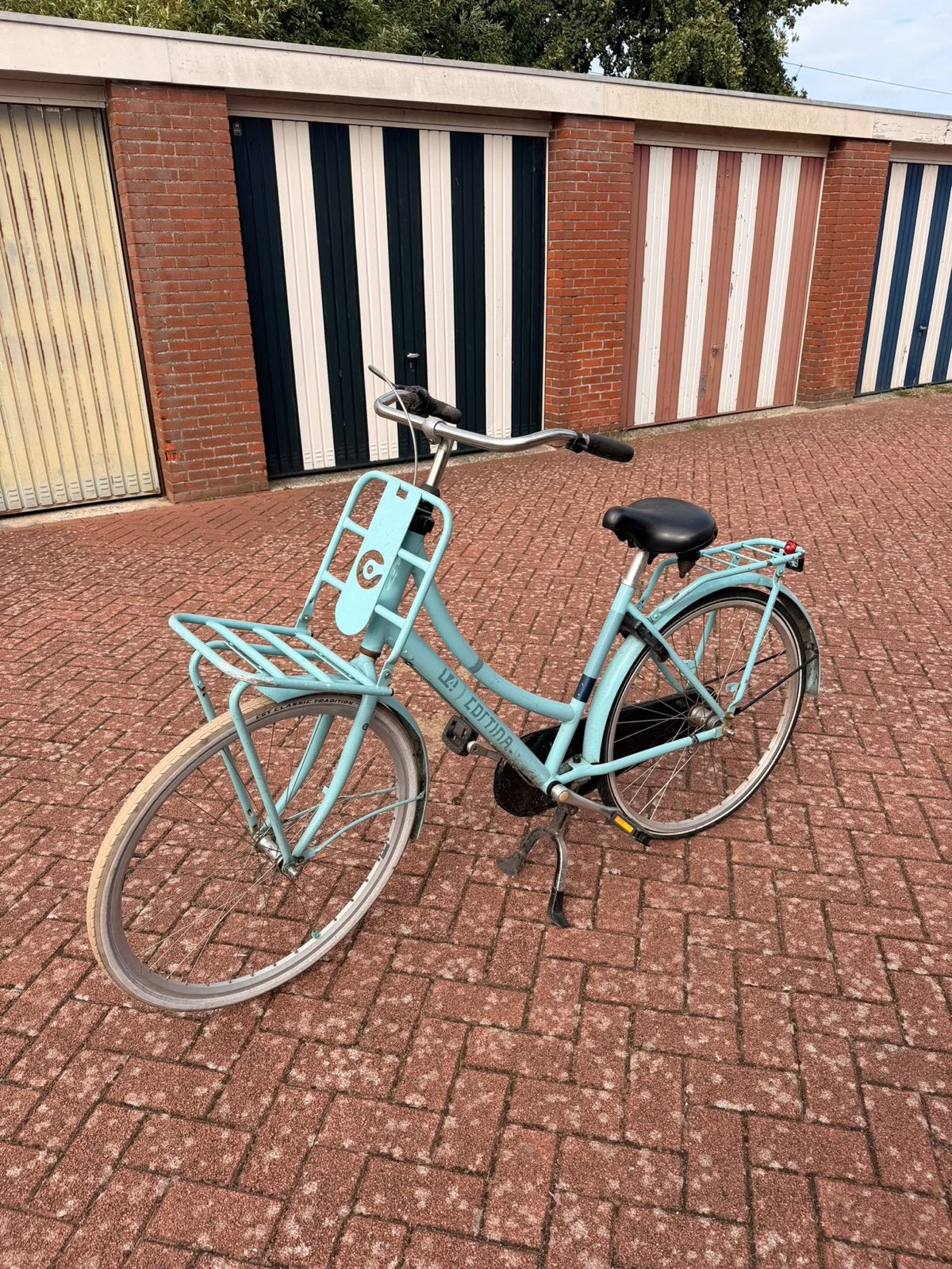 Cortina Le Coq Sportif transportfiets - Lichtblauw, Terugtraprem, Gebruikt, 53 tot 57 cm, Ophalen