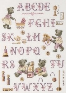 Borduurpakket Funny bears ABC BK856, ., Nieuw, Ophalen of Verzenden, .