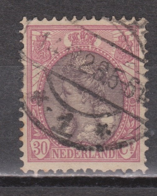NVPH 72 gebruikt Wilhelmina 1899 ; OUD NEDERLAND per stuk, Postzegels en Munten, Postzegels | Nederland, Gestempeld, T/m 1940