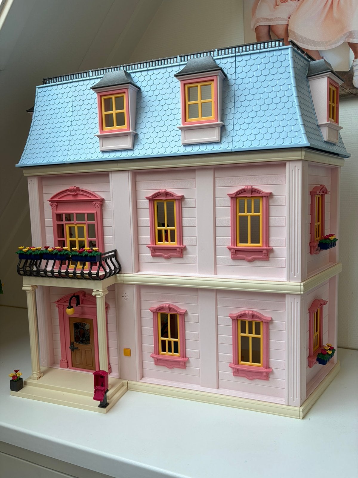 Playmobil roze herenhuis, Ophalen, Zo goed als nieuw, Complete set, Gebouw