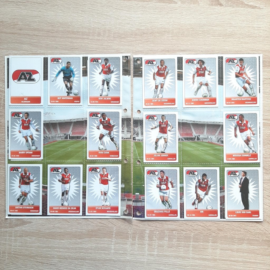 AZ Alkmaar voetbal plaatjes seizoen 2007-2008 in NIEUW staat, Verzamelen, Verzenden, Nieuw, AZ, Poster, Plaatje of Sticker