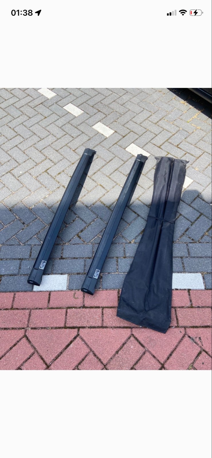 Dakkoffer dragers met opbergtas, Ophalen of Verzenden, Gebruikt