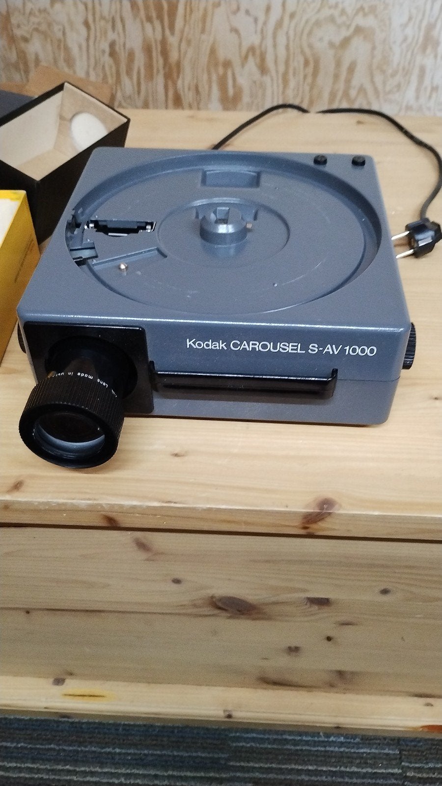 Kodak Carousel S-AV 1000 Diaprojector - ZGAN, Audio, Tv en Foto, Diaprojectors, Ophalen of Verzenden, Zo goed als nieuw