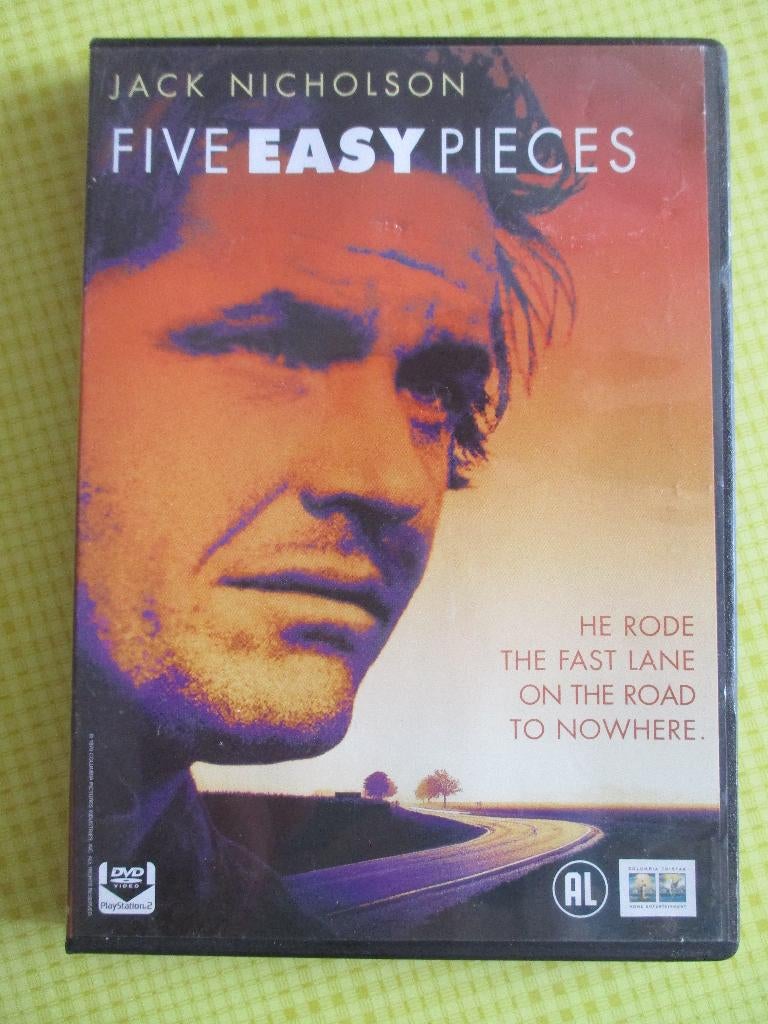 Five easy pieces - DVD ( Jack Nicholson ), 1960 tot 1980, Alle leeftijden, Overige genres, Ophalen of Verzenden