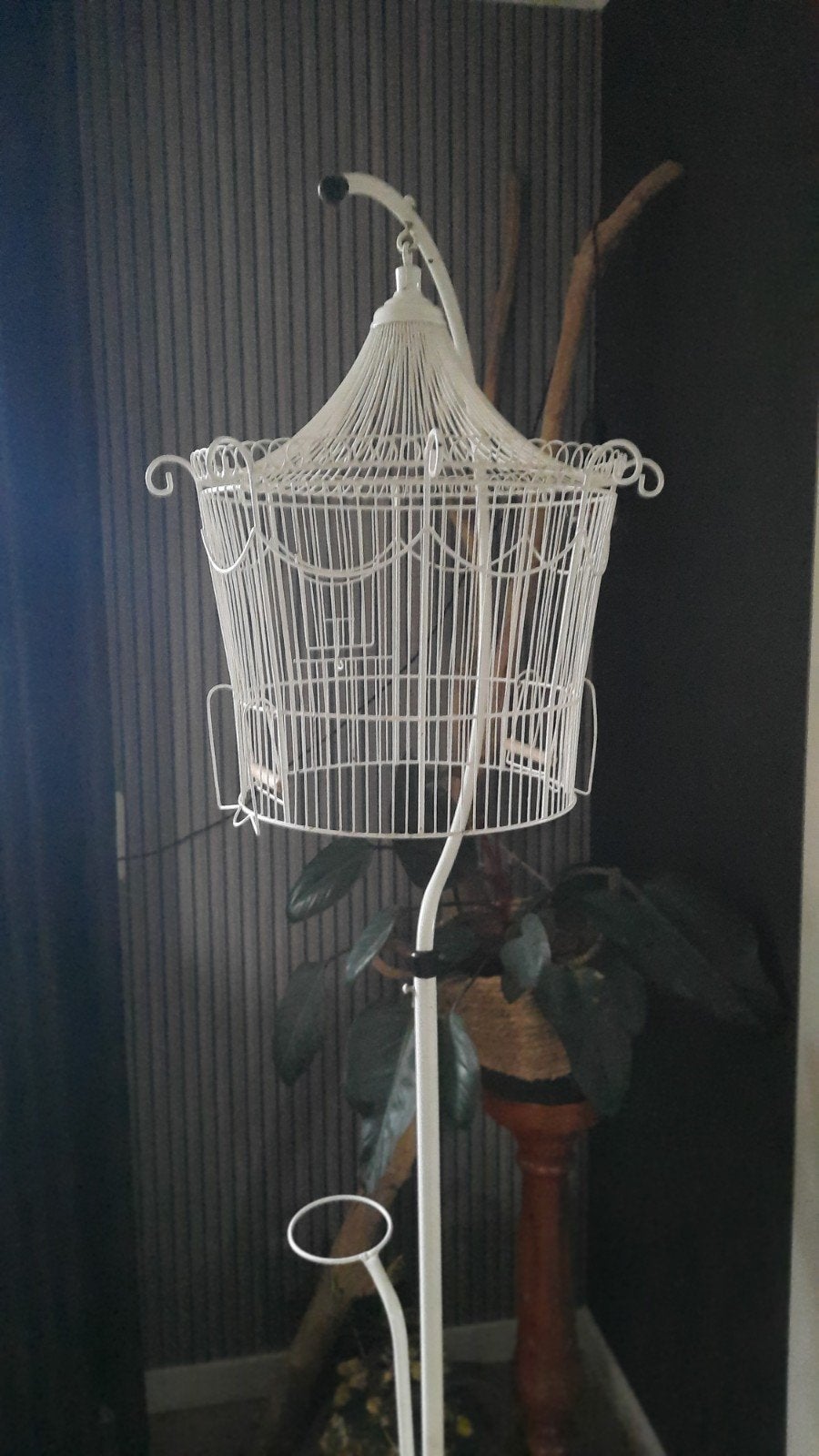 Decoratieve vogelkooi, Ophalen, Zo goed als nieuw, Hout, Vogelkooi