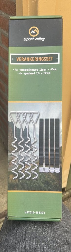 Verankeringsset, kan voor huisdieren, trampoline, tent, Ophalen of Verzenden, Nieuw