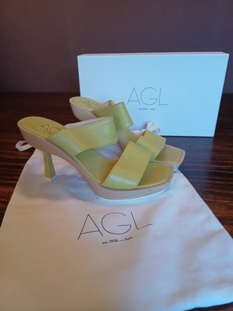 AGL Muiltjes - Maat 39+ NIEUW, Overige kleuren, AGL, Nieuw, Sandalen of Muiltjes