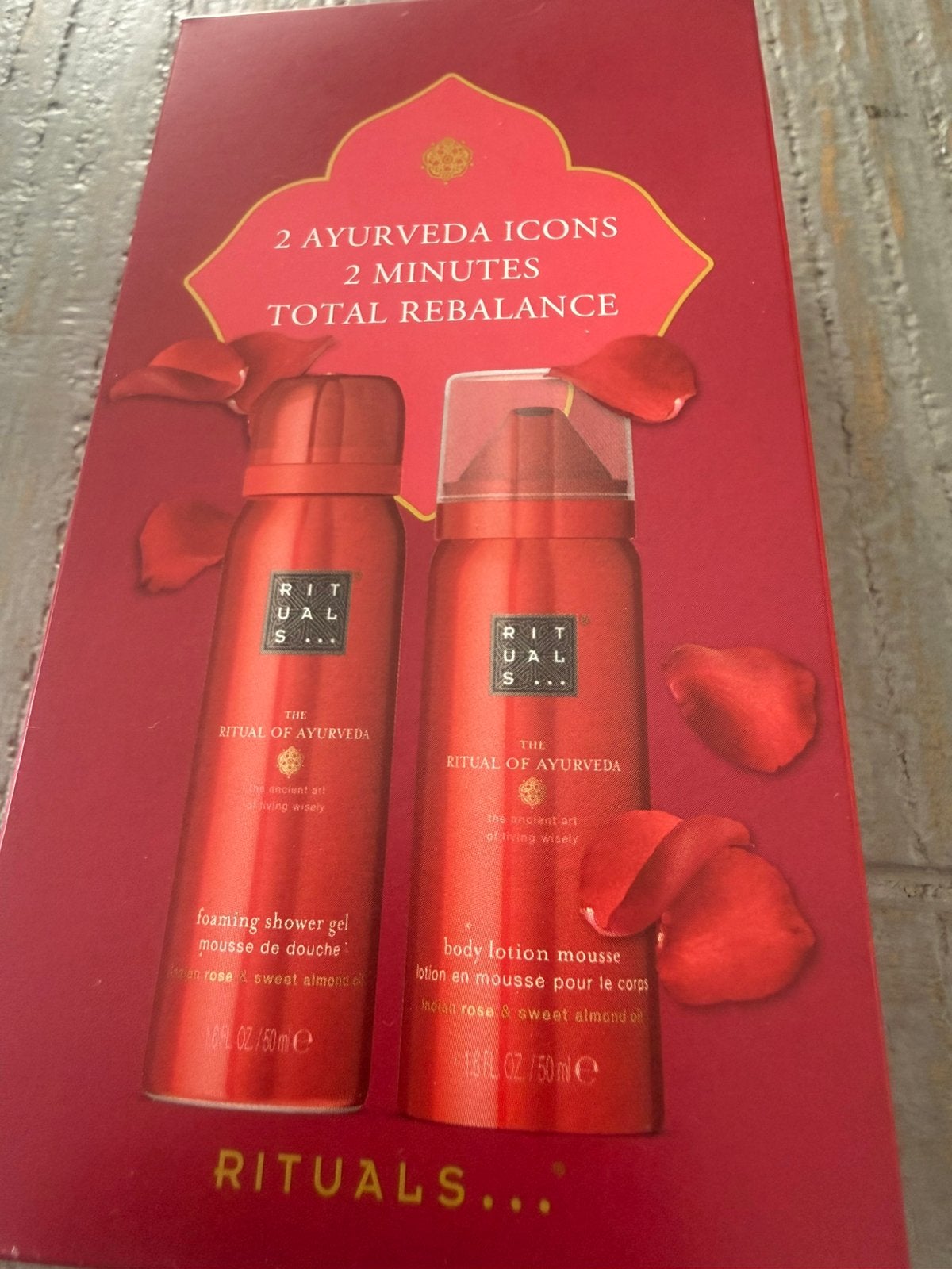 RITUALS 2 Ayurveda Icons 2 minutes Total Rebalance, Ophalen of Verzenden, Nieuw, Bad & Douche