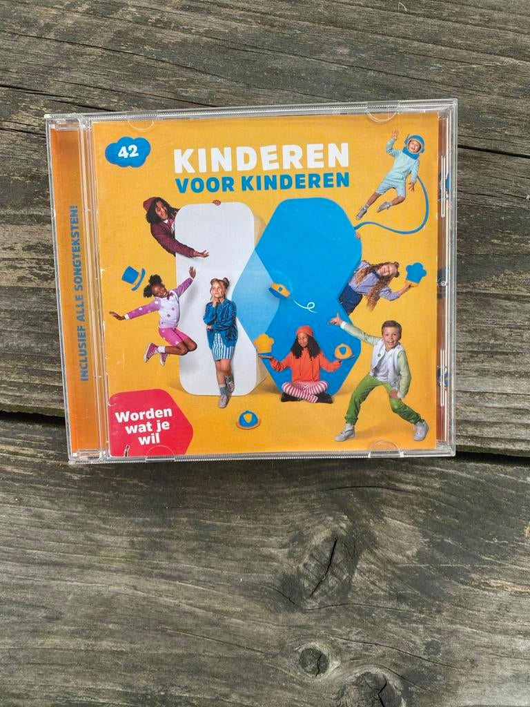 Kinderen voor Kinderen CD - Worden wat je wil (deel 42), Cd's en Dvd's, Ophalen, Zo goed als nieuw, Muziek, 6 tot 9 jaar