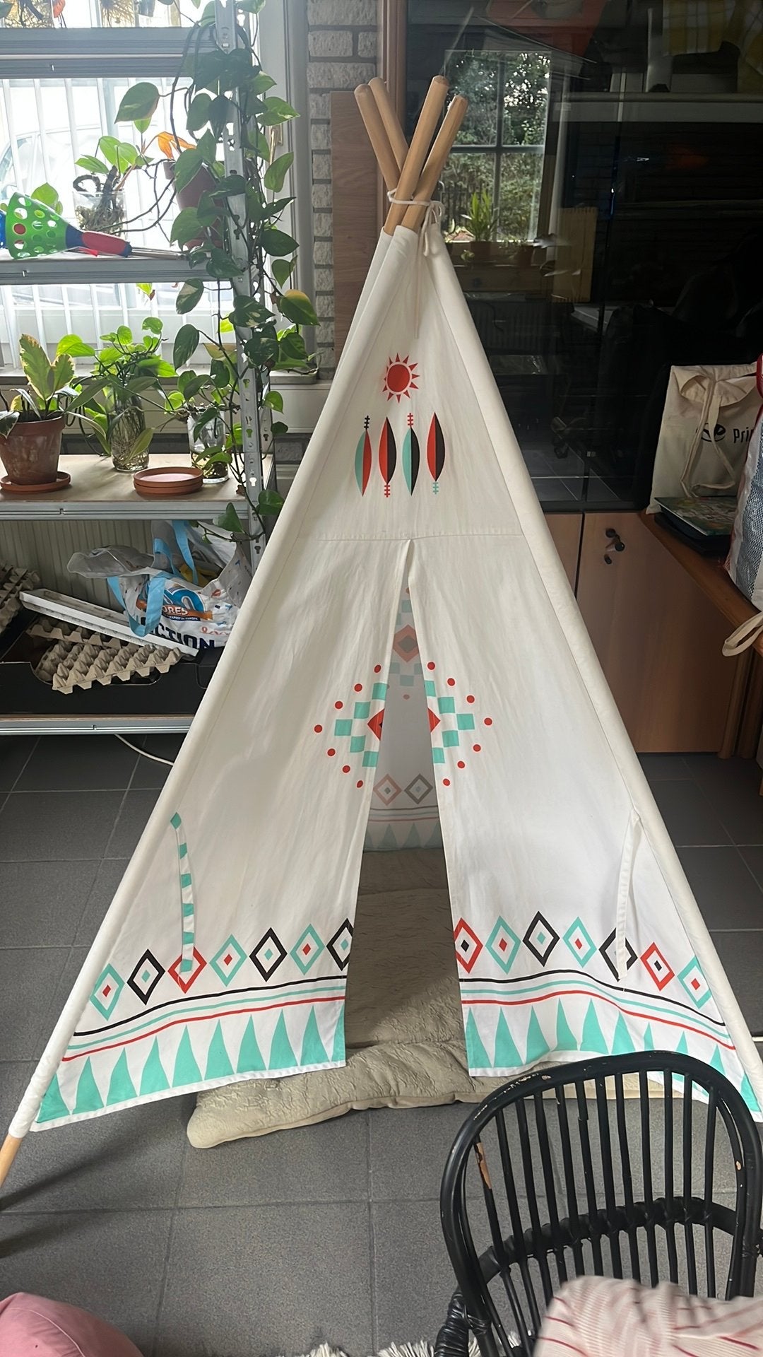 Tipi tent Vilac, Ophalen, Zo goed als nieuw, Hout
