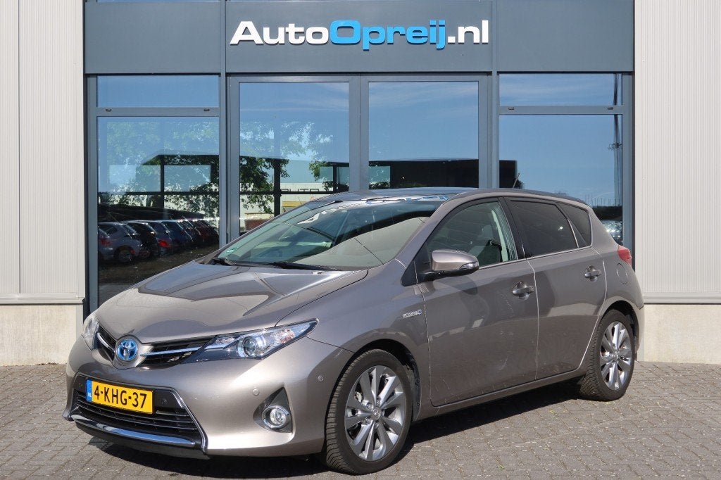 Toyota AURIS 1.8 HYBRID AUTOMAAT Executive Clima, NAVI, Came, Auto's, Toyota, Euro 5, Gebruikt, 4 cilinders, Bruin