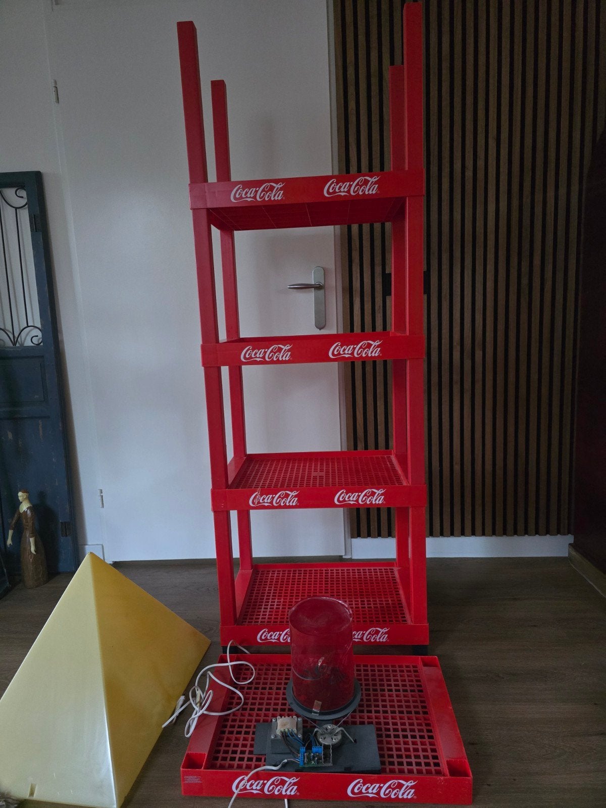 Coca-Cola Display Rek met Verlichting - Vintage, Ophalen