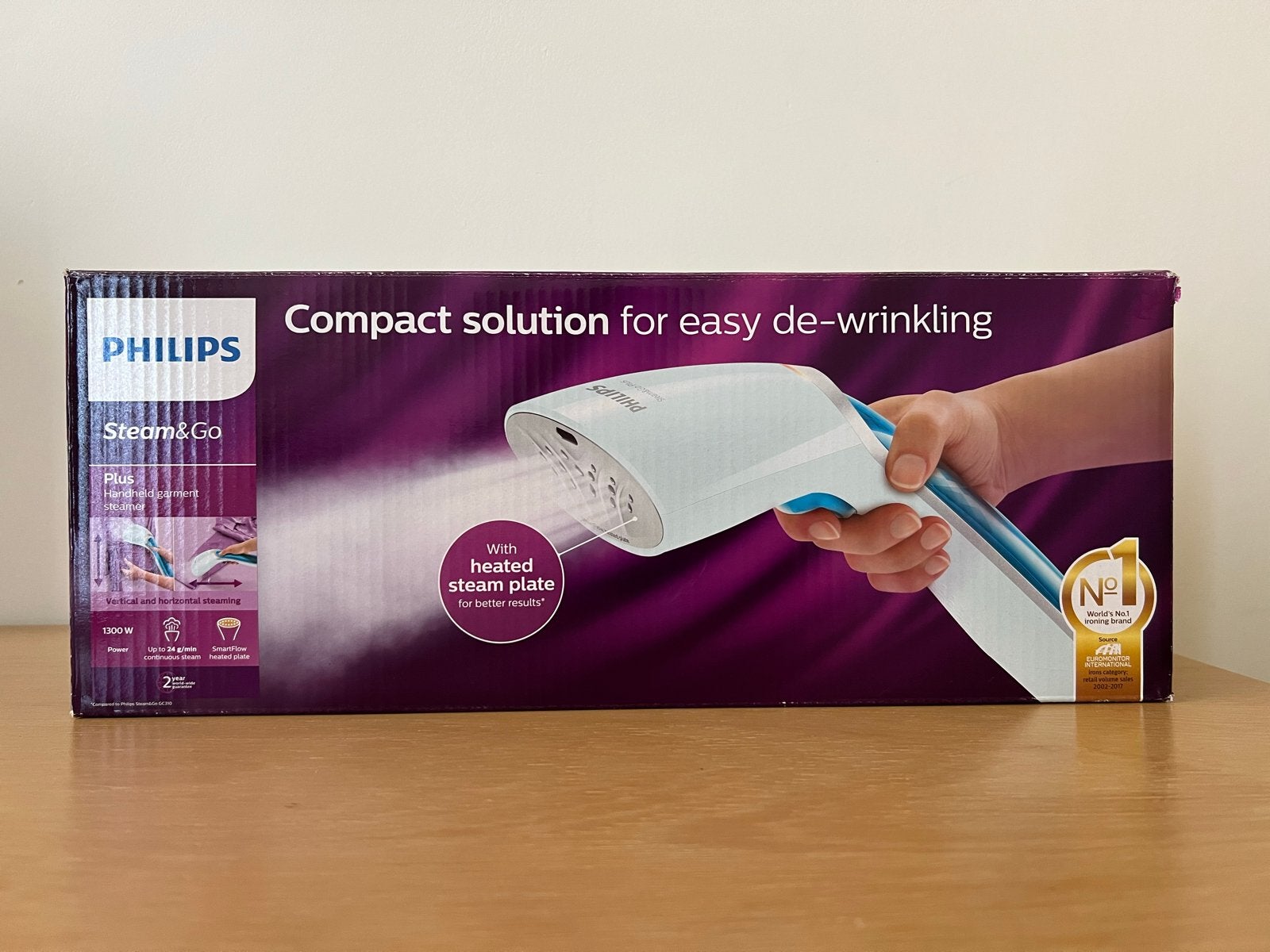 Philips Steam & Go Plus Kledingstomer - Zo goed als nieuw, Ophalen of Verzenden, Zo goed als nieuw, Kledingstomer