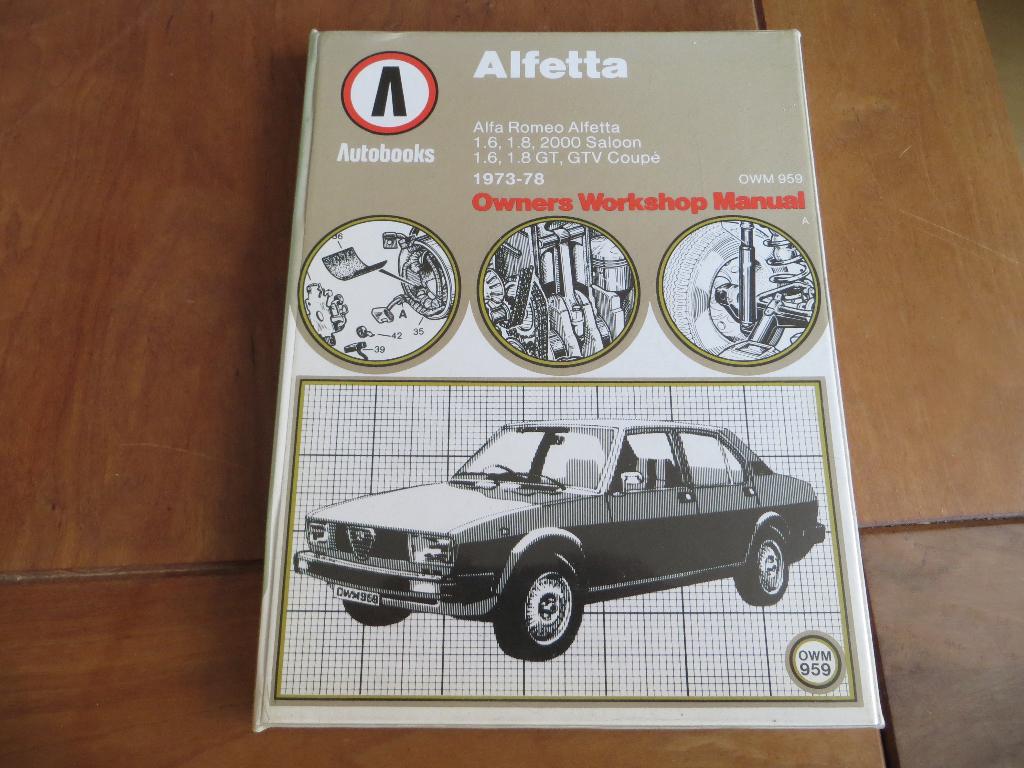 Autobooks workshop manual vraagbaak Alfa Romeo Alfetta, GTV, Auto diversen, Handleidingen en Instructieboekjes, Ophalen of Verzenden